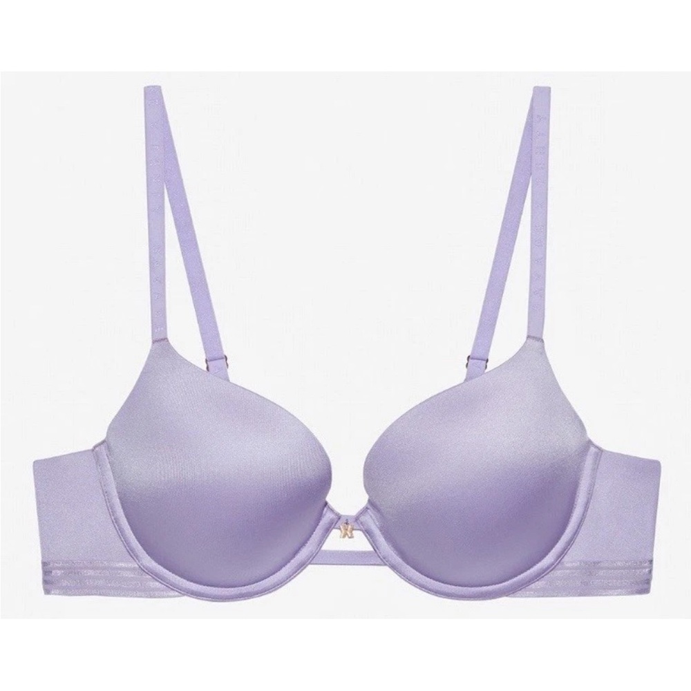 SAVAGE X FENTY Core Microfiber T-Shirt Bra ~ 34D Purple Lavender Underwire